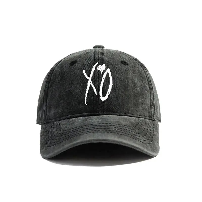 XO The Weeknd Baseball Cap Distressed Hats Cap Men