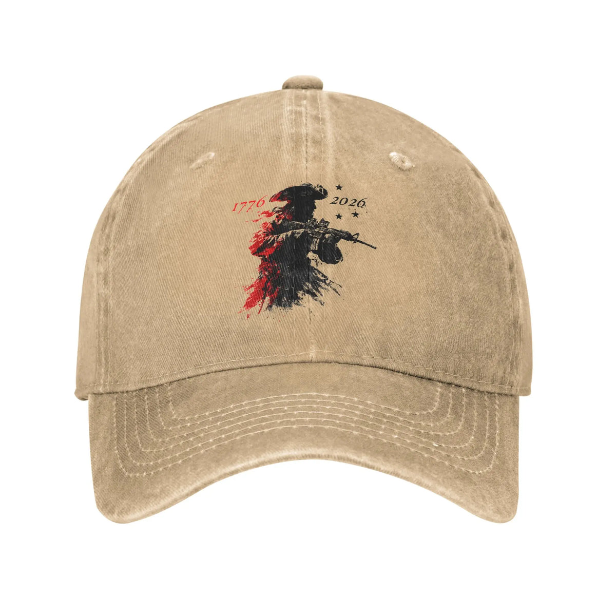 Retro America 250 Years 1776 2026 USA Birthday Baseball Cap