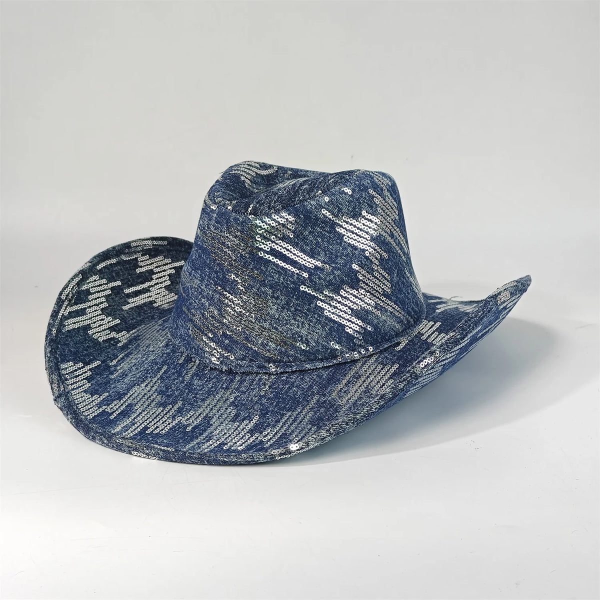 Women Men Felt Wide Brim Cowboy Cowgirl Hat
