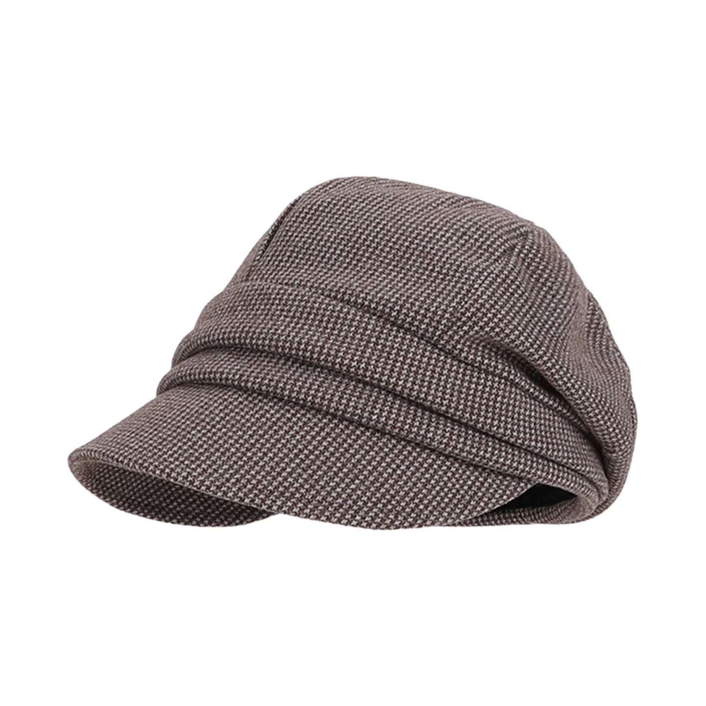 Women's British Style Beret Hat One Size Knit Beanie With Ear Protection Warm