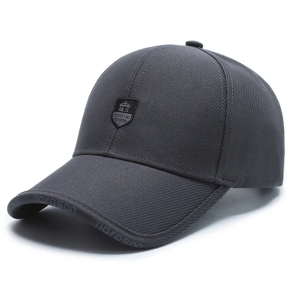 Retro Cotton Baseball Cap Adjustable Classic Peaked Cap