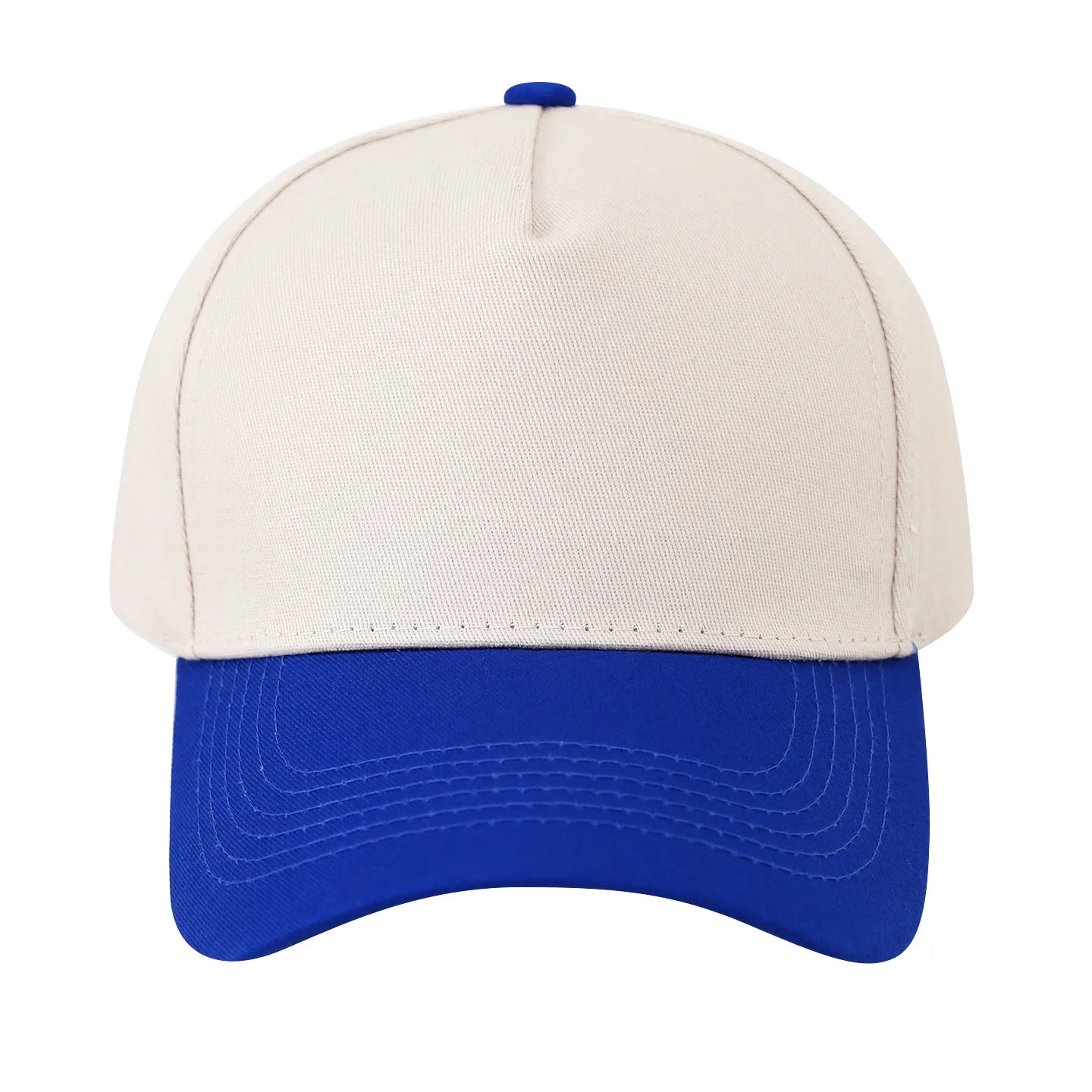 Retro Color Blocked Baseball Cap Outdoor Leisure Sports