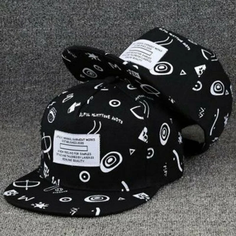 Men's Letter Embroidery Tide All-Match Flat Brim Baseball Cap Ladies Summer