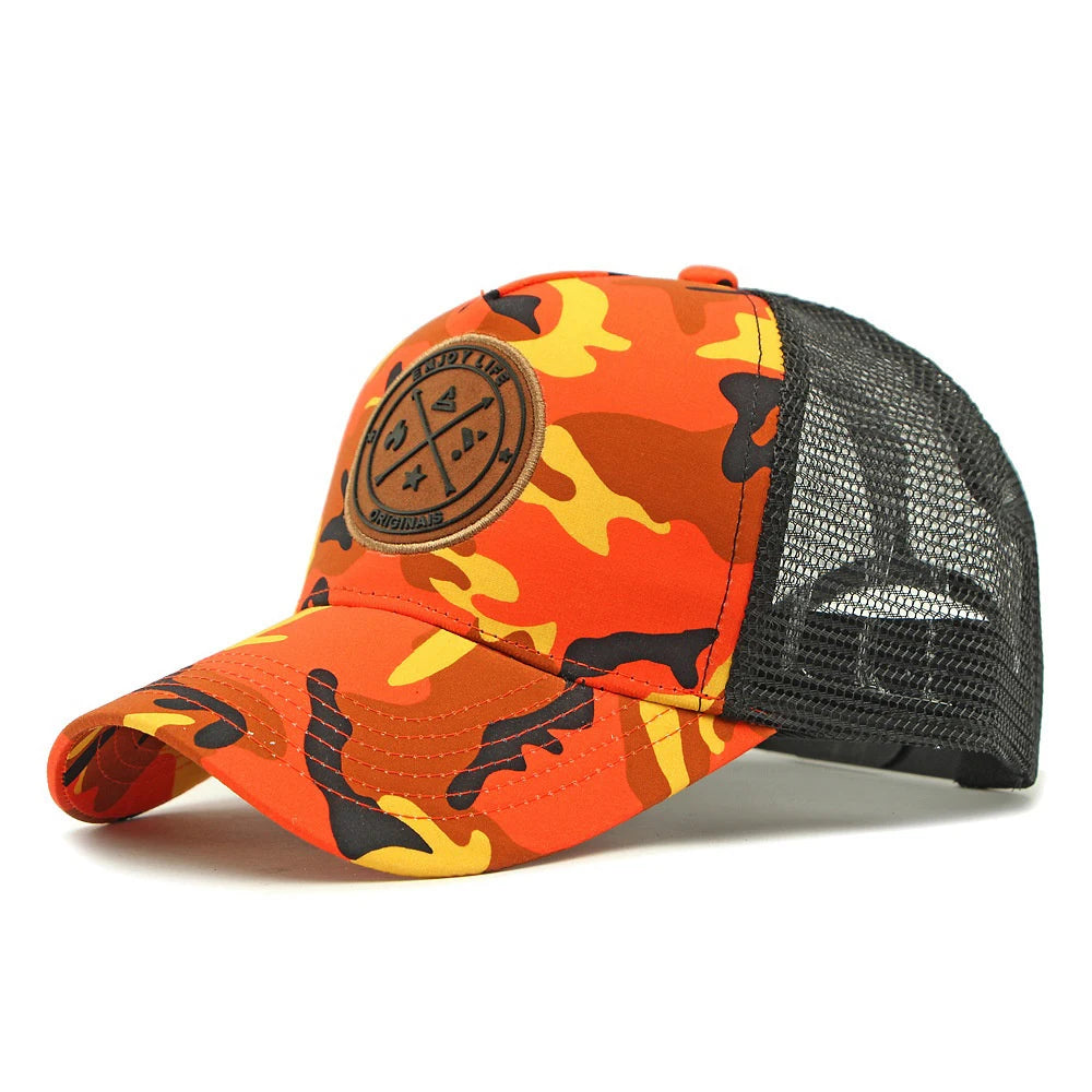 Enjoy Life Letter Patch Hat Baseball Cap