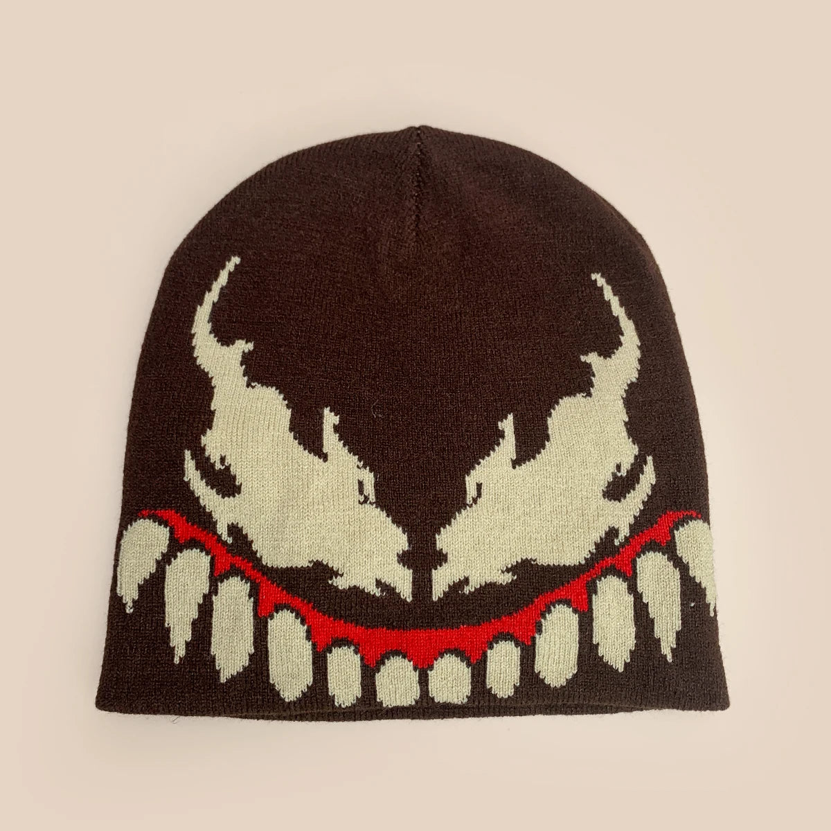 European American Style Jacquard Grimace Knitted Hats