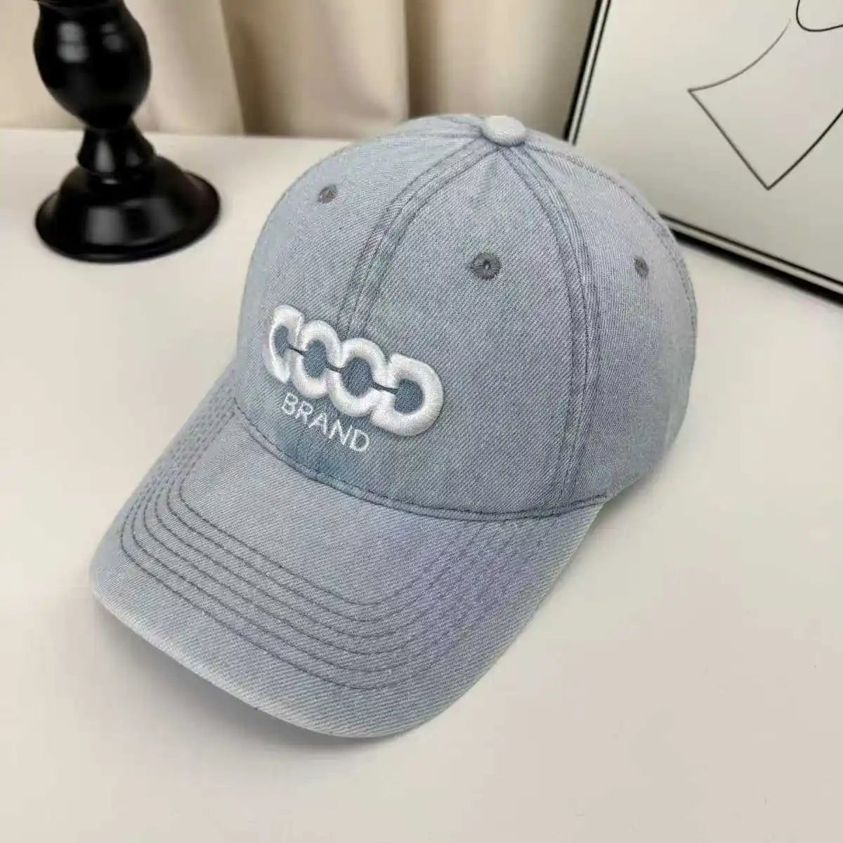 Unisex Simple Denim Baseball Cap