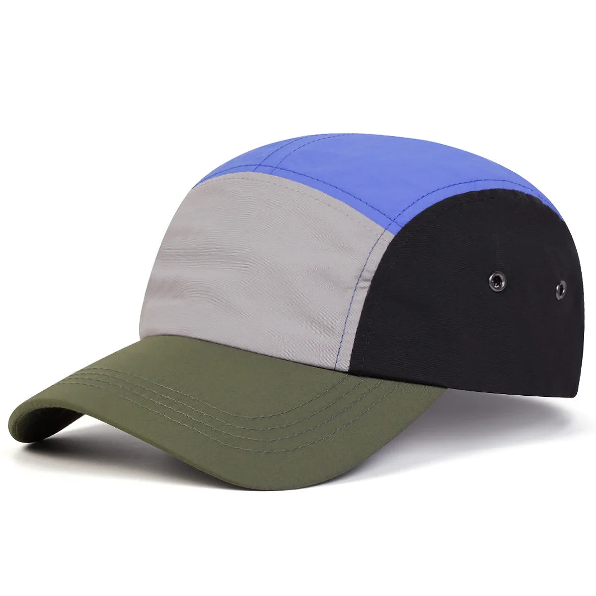 Unisex Multi Color Splicing Baseball Caps Quick Drying Hat