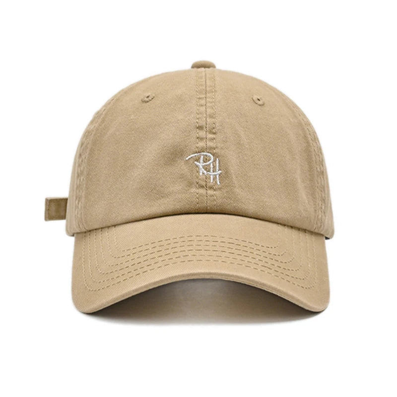 1pcs Simple Letter Baseball Cap Adult Breathable Cotton Sports