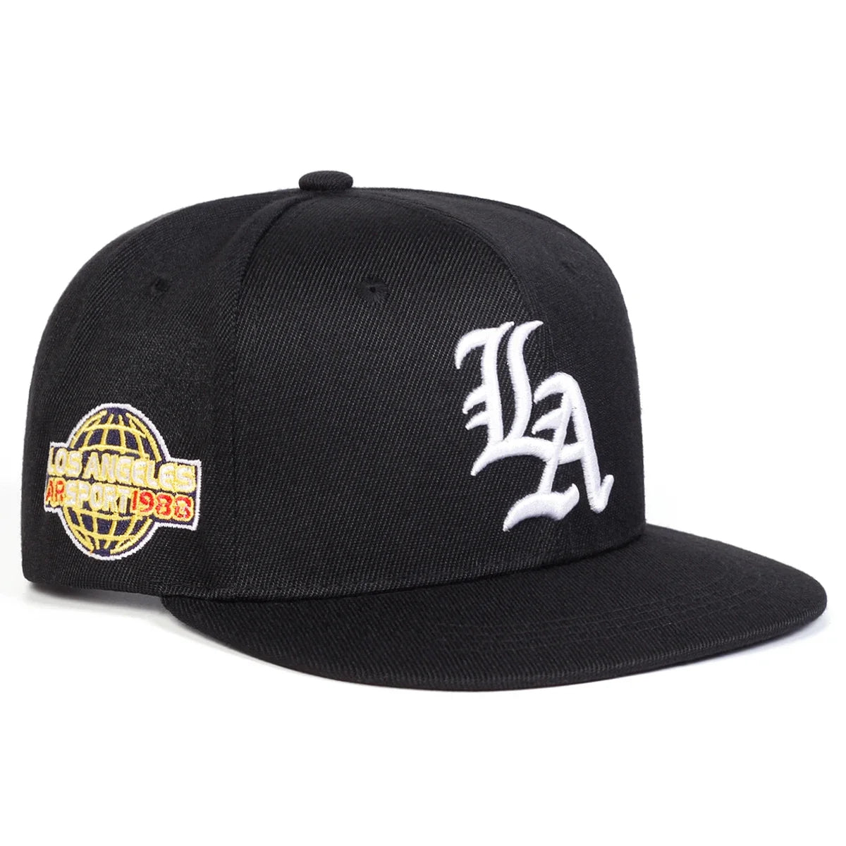 Unisex Gothic LA Letter Embroidery Hip-hop Hats Spring and Autumn