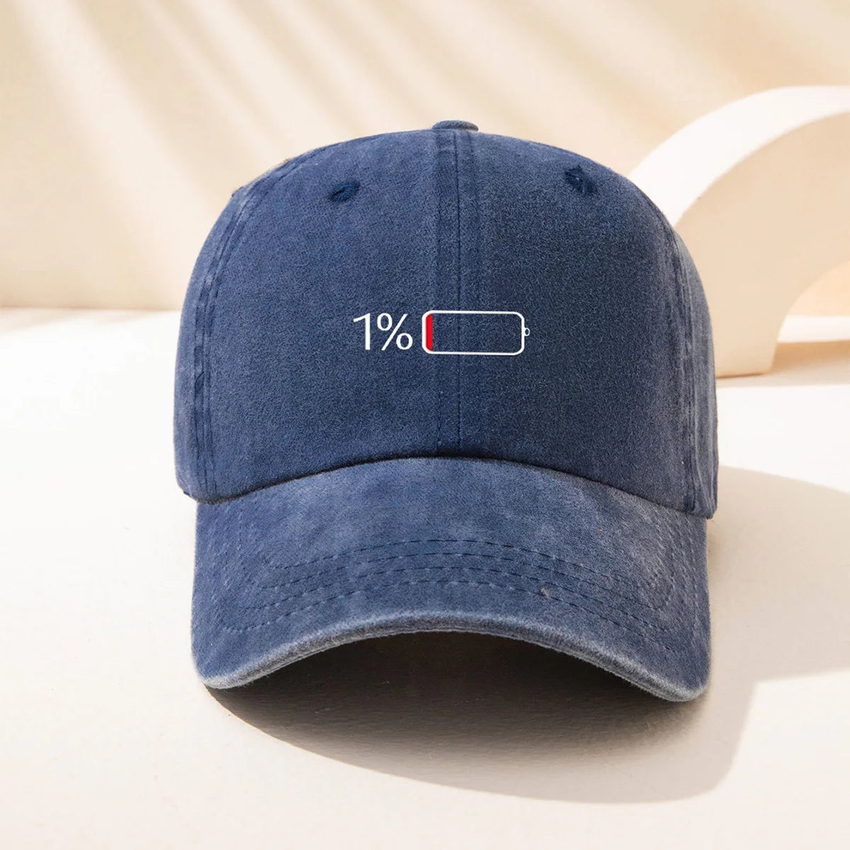 Unisex Adults Baseball Cap Low Battery Printing For Women And Men