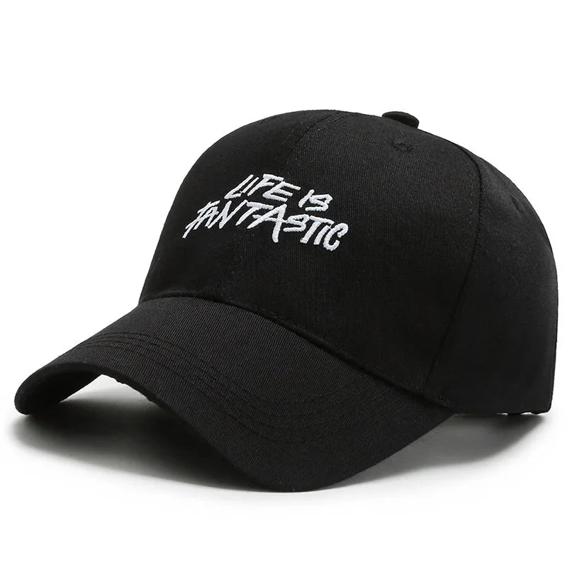 Trendy Embroidered Rock - style Baseball Cap with Unique Logo