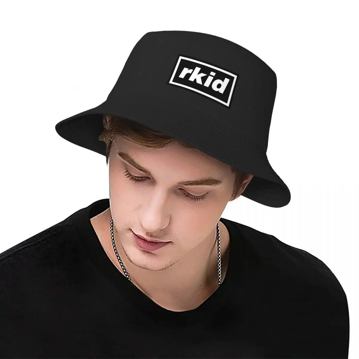 Rkid - Sky Blue Bucket Hat hiking hat Golf Cap Golf Hat Man Hat Man Women's
