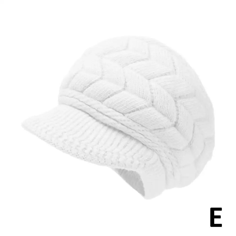 Women's Winter Solid Color Warm Knitting Loose Beret