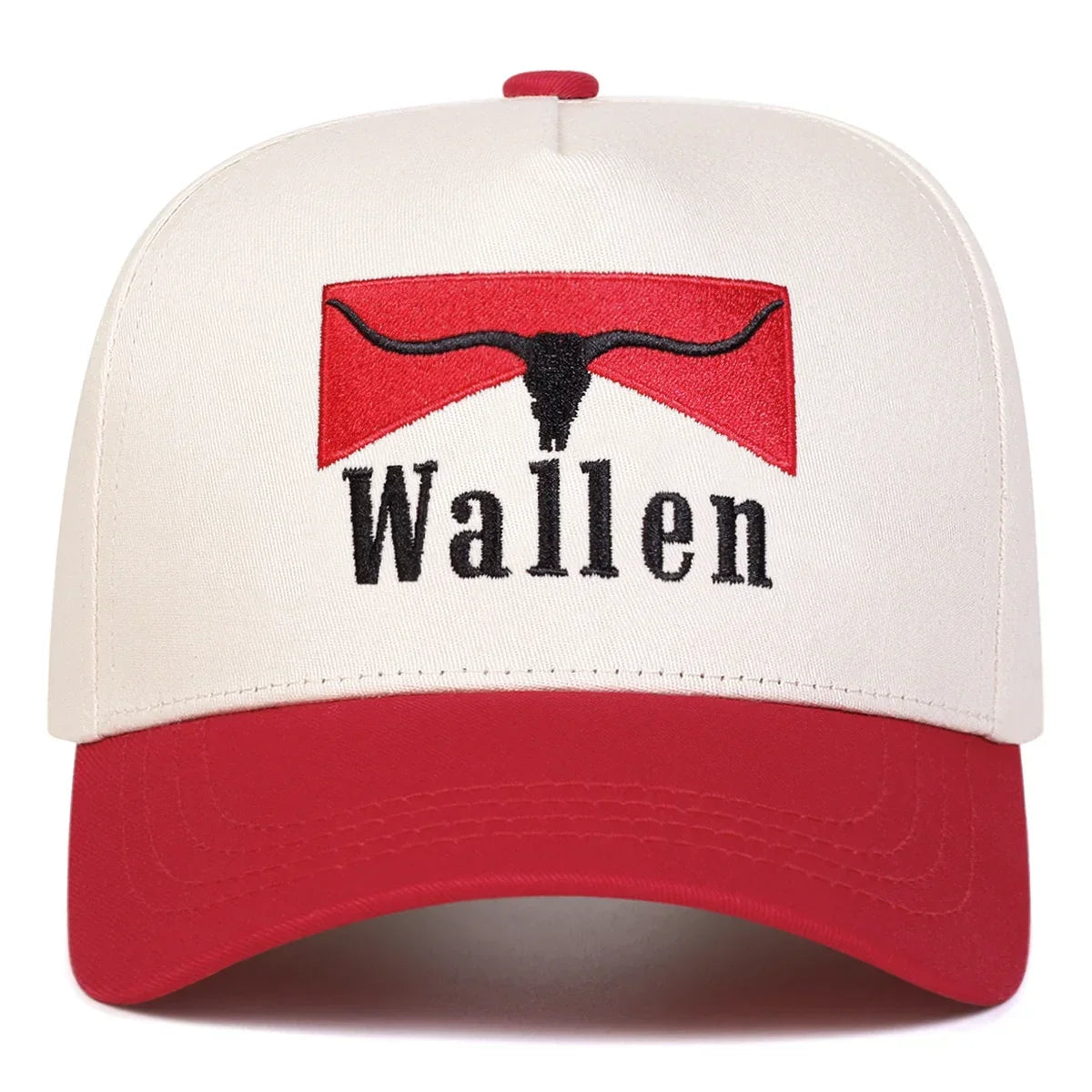 Unisex Wallen Letter Embroidery Baseball Caps Spring and Autumn