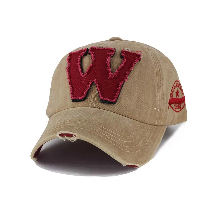 Fashion Summer W Letter Adult Men Baseball Caps Women