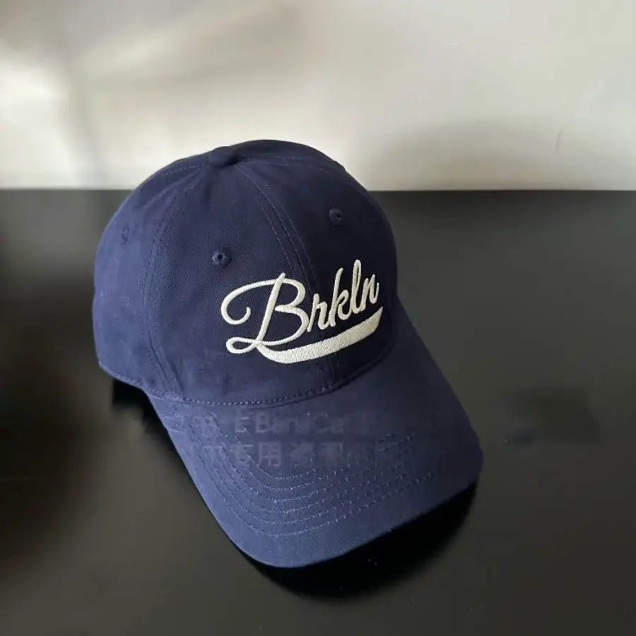 Korean Letter Embroidery Baseball Cap