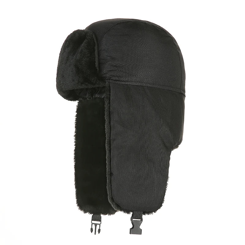 Men's Winter Trapper Aviator Trooper Earflap Warm Russian Waterproof Ski Hat