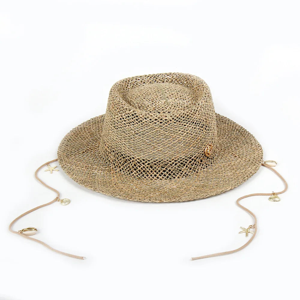 Hot Sales New European And American Style Pin Design Straw Hat
