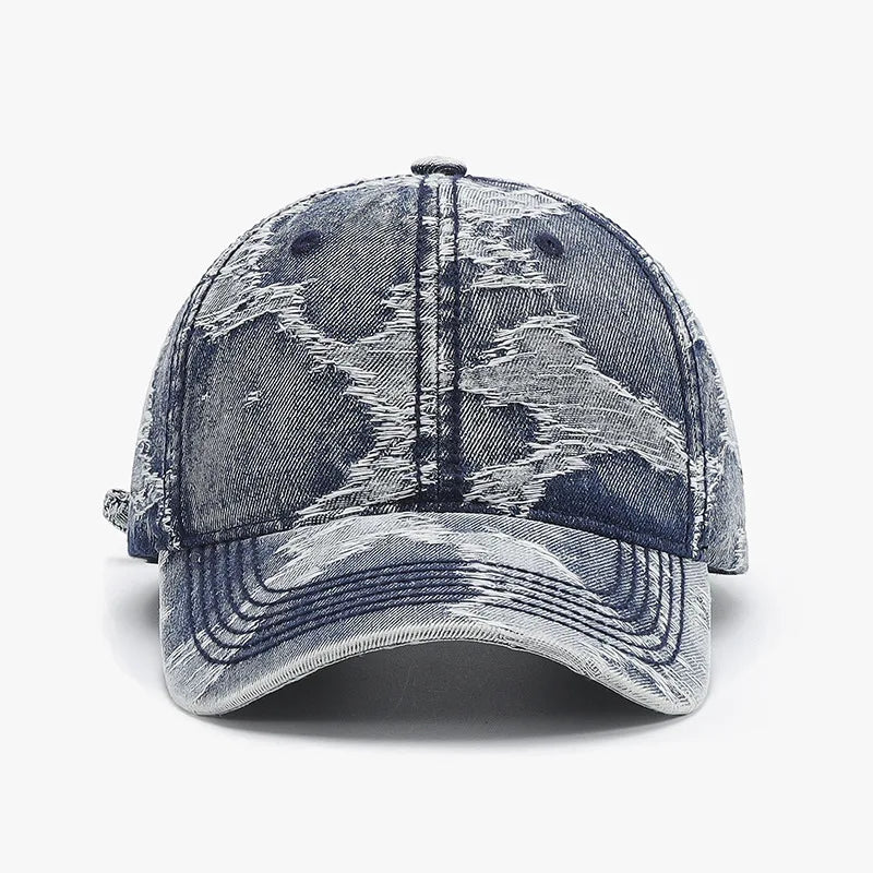 Vintage Washed Tie-Dye Baseball Cap For Men Women