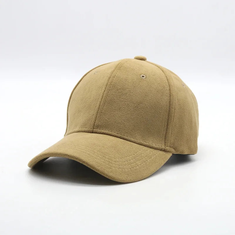 Wholesale Suede Baseball Cap Autumn Winter for Men Women