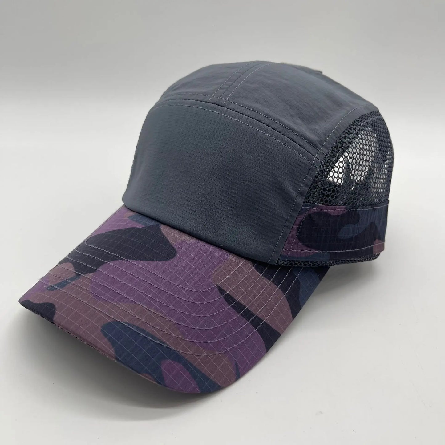 Men Women Camo Mesh Quick Dry Baseball Cap