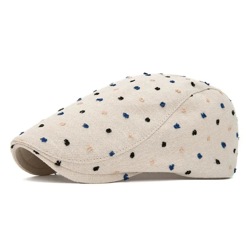 Four Seasons Cotton Print Newsboy Caps