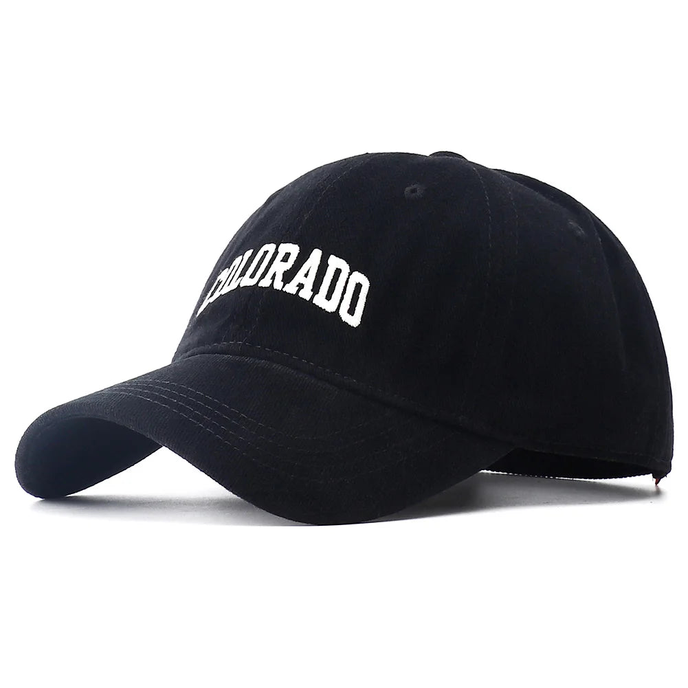New Colorado Letter Embroidered Baseball Hat