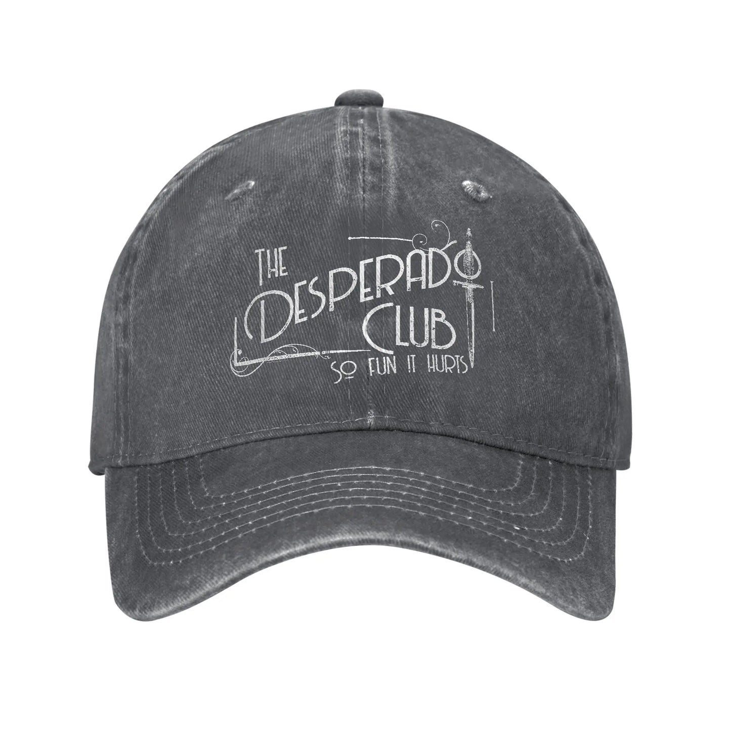 The Desperado Club Sign Sci-Fi Book Washed Baseball Cap