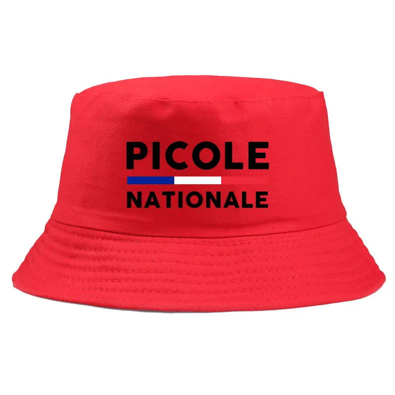 Summer Picole Nationale Bob Man Reversible Bucket Hat Women Cotton Fisherman Cap