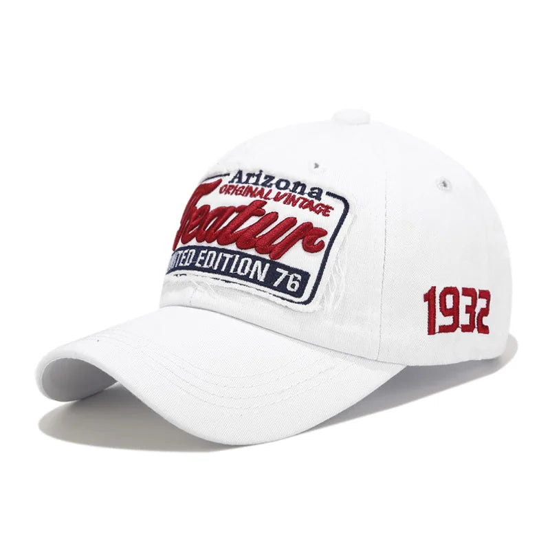 Letter Embroidery Baseball Caps For Men Women