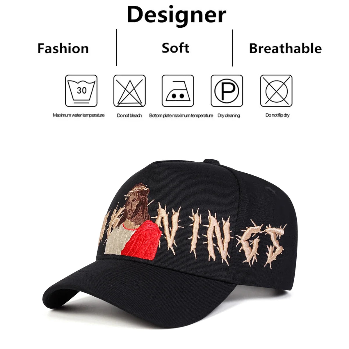 Unisex Personality Embroidery Baseball Caps