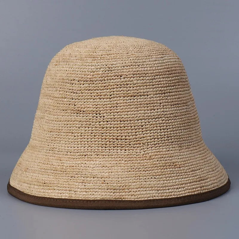 100% Natural Raffia Bucket Hat