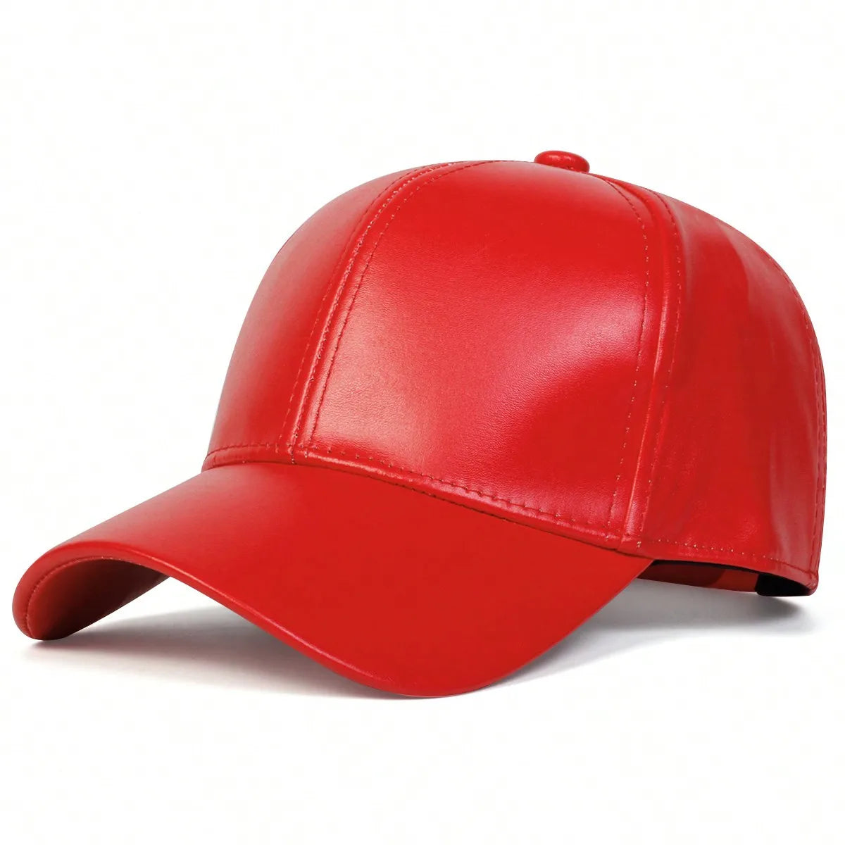 PU Leather Baseball Cap, Spring And Autumn Styles
