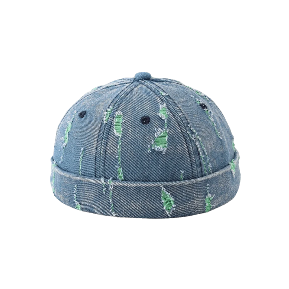Broken Denim Docker Cap