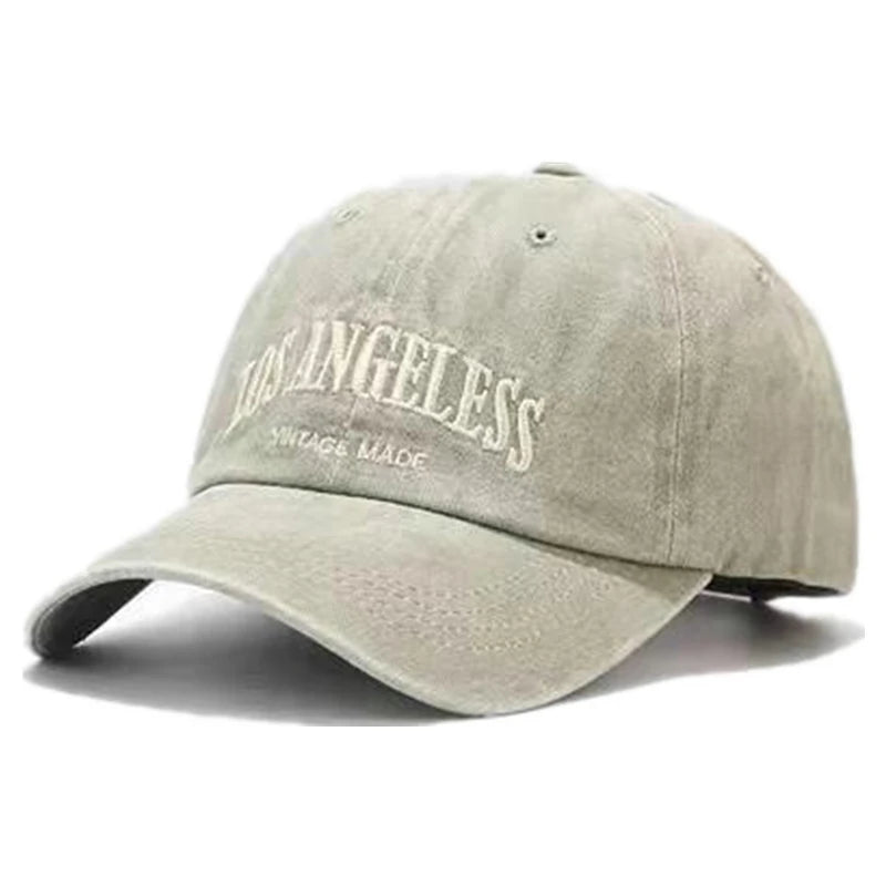 Fashion Cotton Cap For Women Letter Embroidery Kpop Baseball Cap
