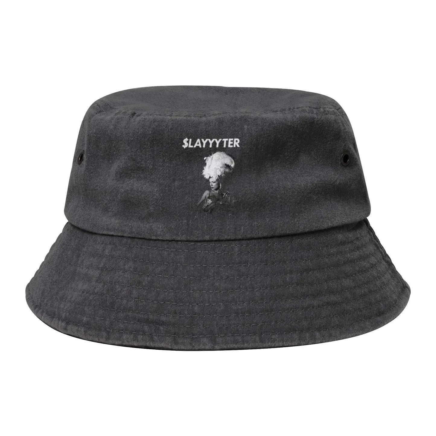 Unisex Distressed Cotton Bucket Hats