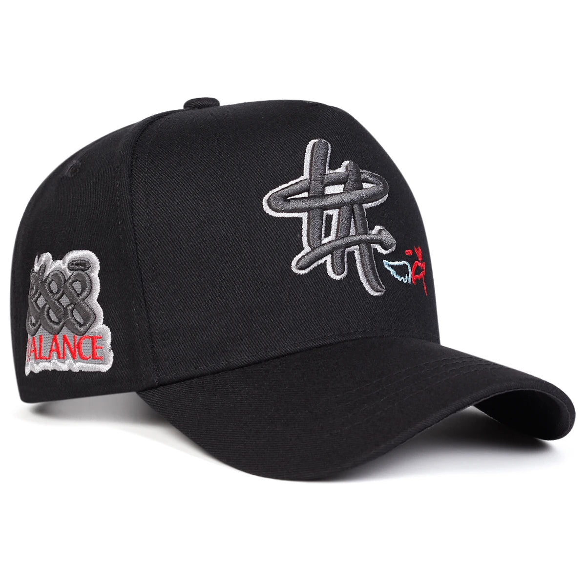 Unisex HA Letter Embroidery Baseball Caps Spring Autumn