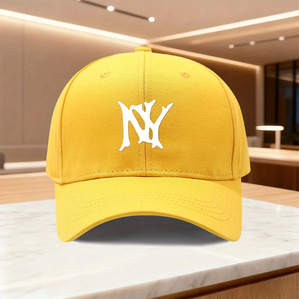 "NY" Printed Quick-Button Baseball Cap
