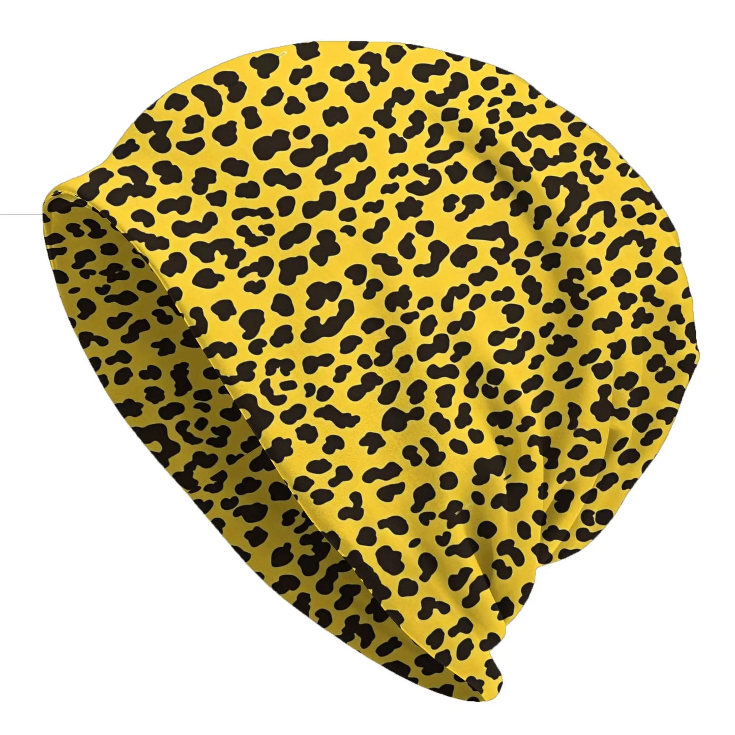 Tan Leopard Bonnet Homme Autumn Spring Thin Hat