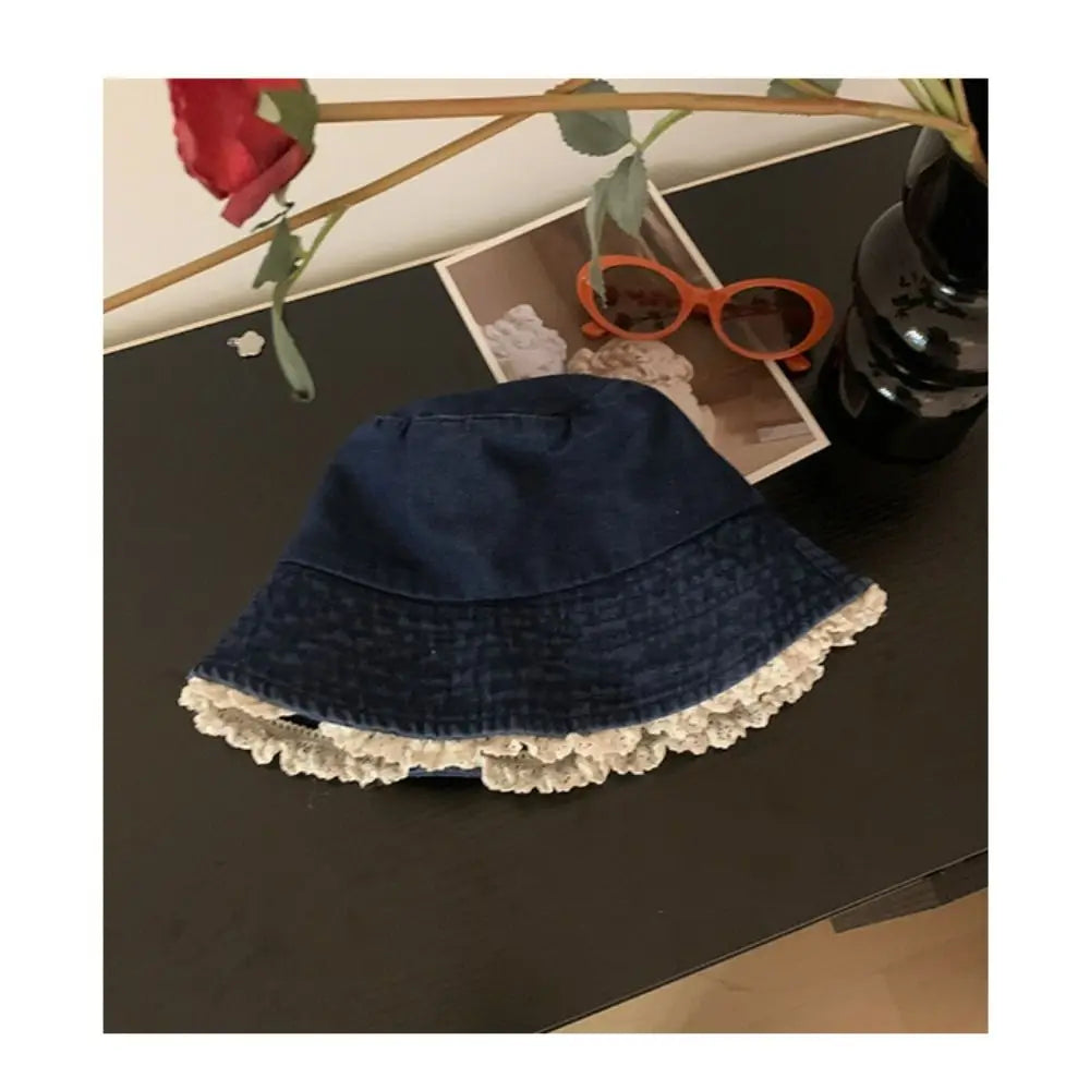 Leisure Face Covering Fisherman Hat Retro Head Surrounding Bowl Hat
