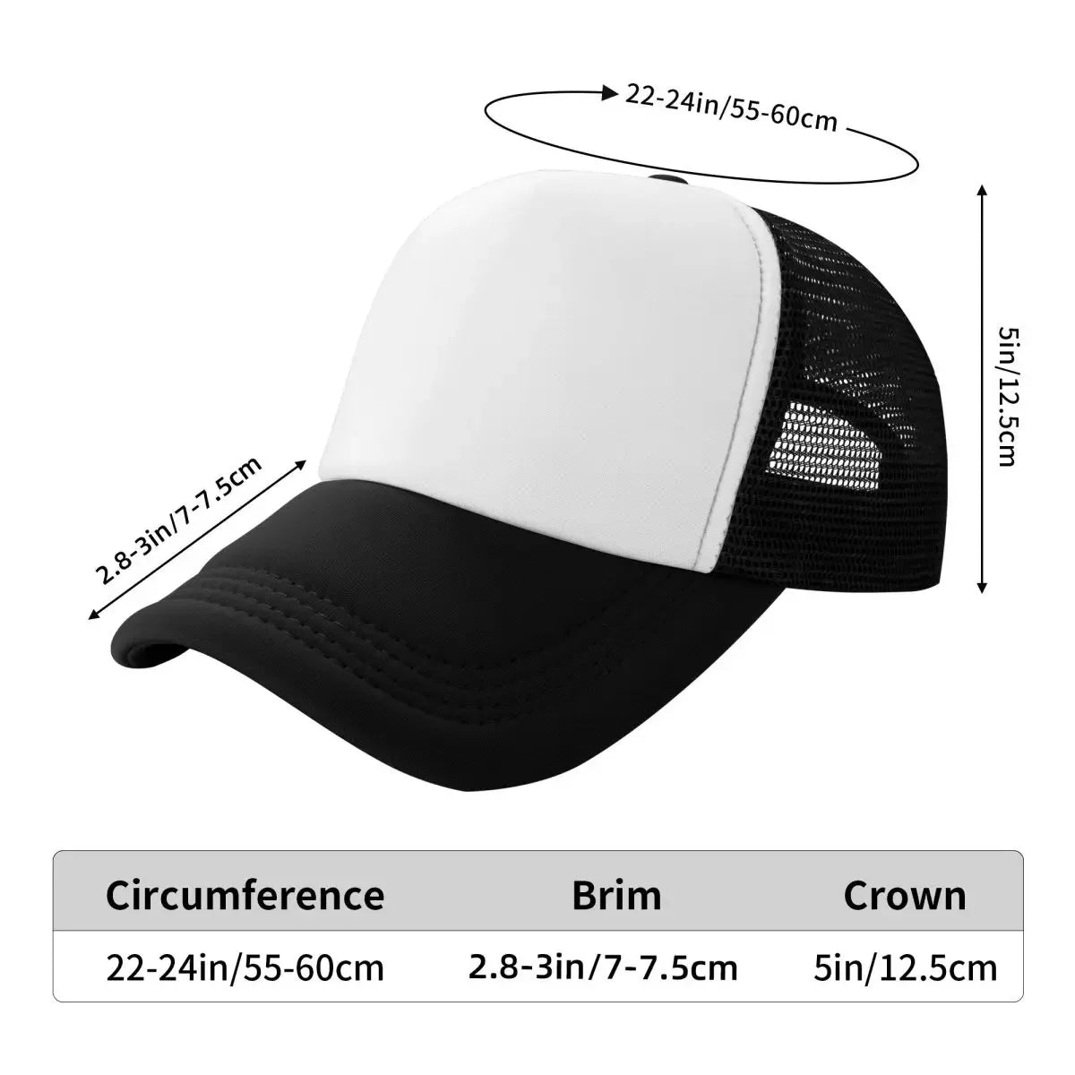 A Printed Sponge Mesh Cap American Baseball Cap