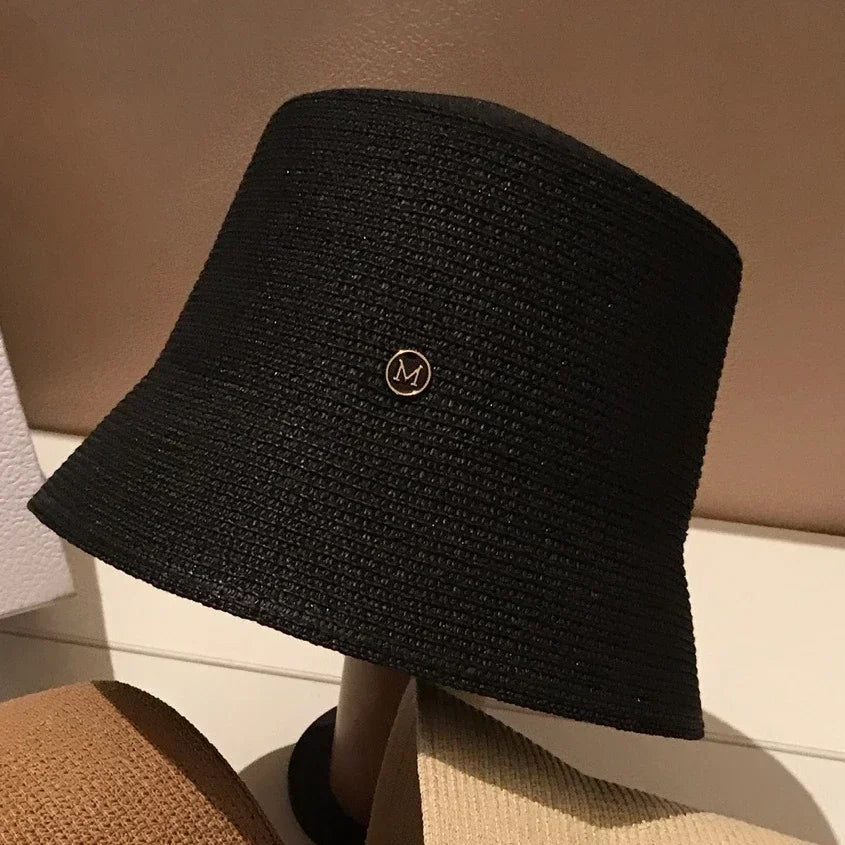 Sun Hat Women Luxury Simple Bucket Hats Panama