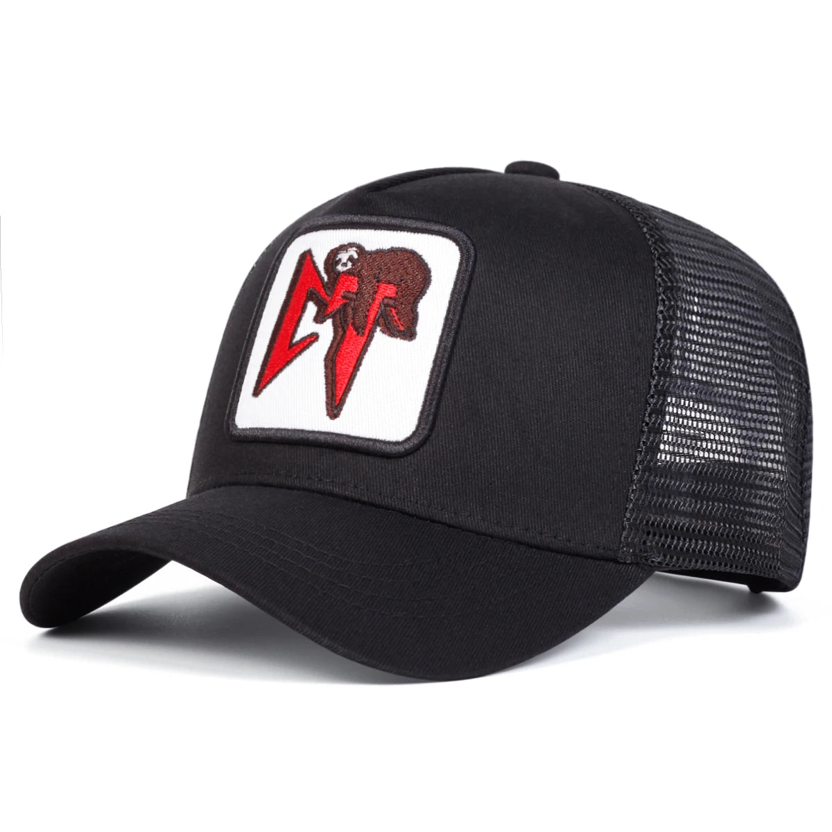 Unisex M Letter Koala Embroidery Baseball Net Caps Spring and Summer