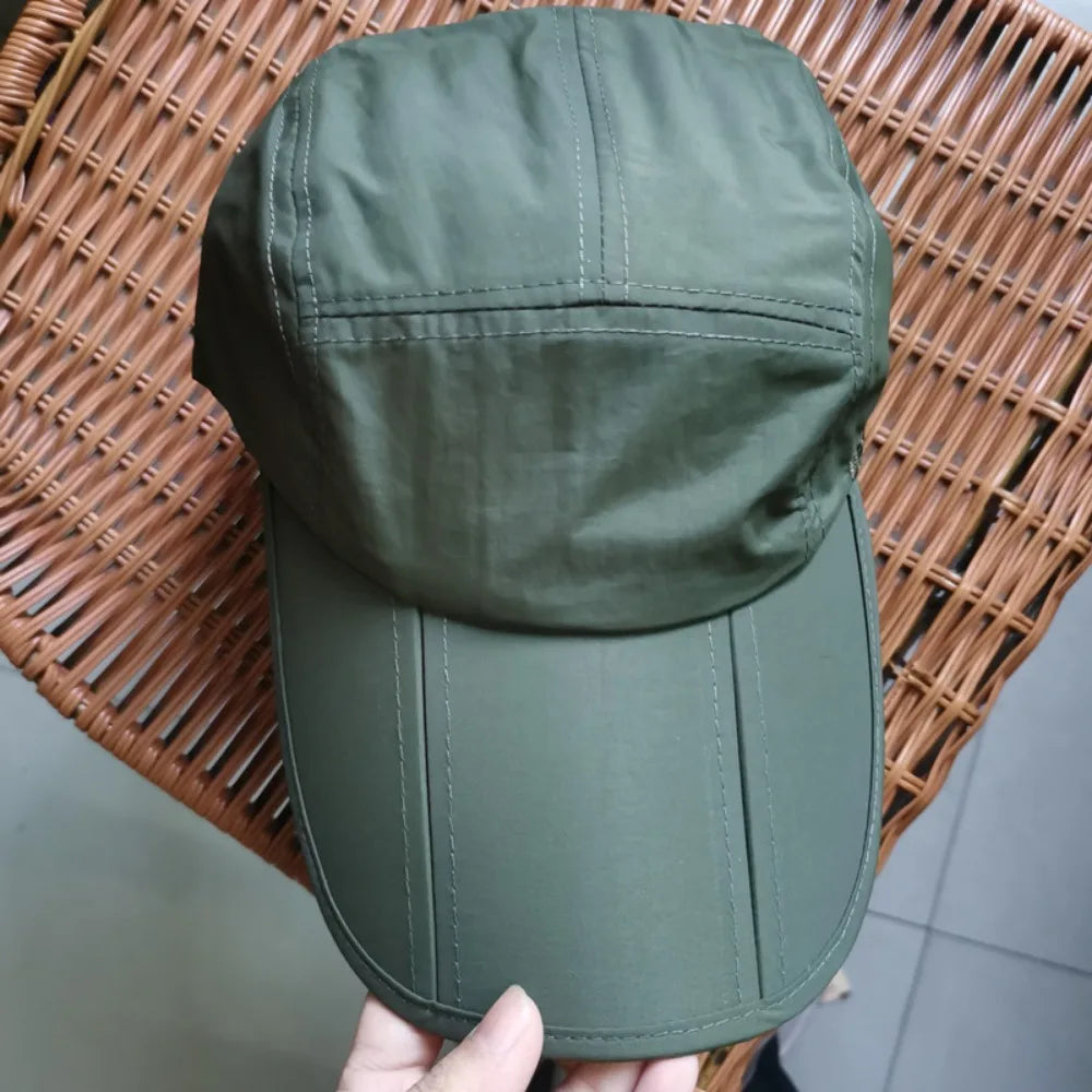 Quick-Drying Sport Baseball Cap Folding Waterproof Sun Protection Hat