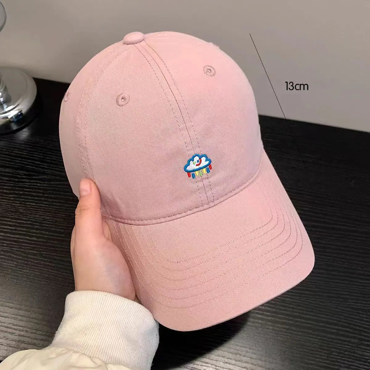 Korean Style Simple Cartoon Embroidery Trendy Baseball Cap