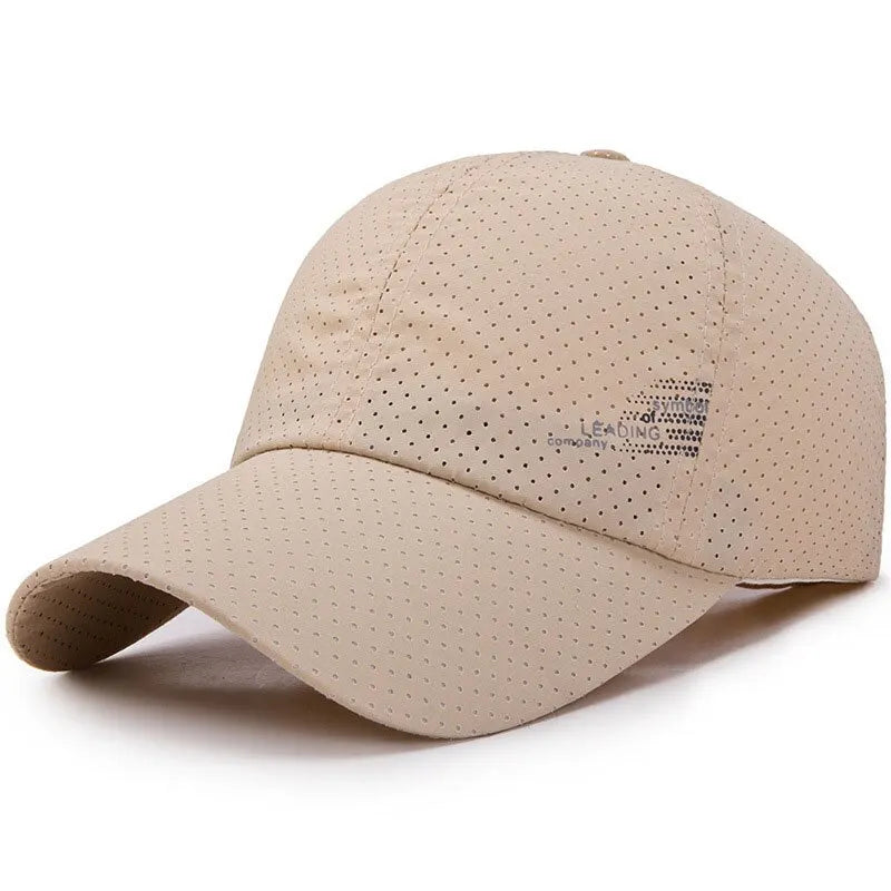 Quick Dry Baseball Cap Outdoor Sports Mesh Breathable Hat
