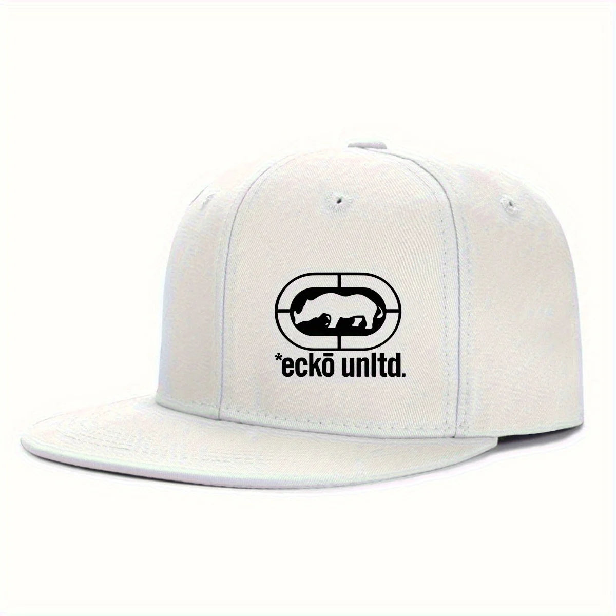 Fashionable Outdoor Flat Brimmed Hat Fun Patterns Simple Style Suitable For Both Men And Women