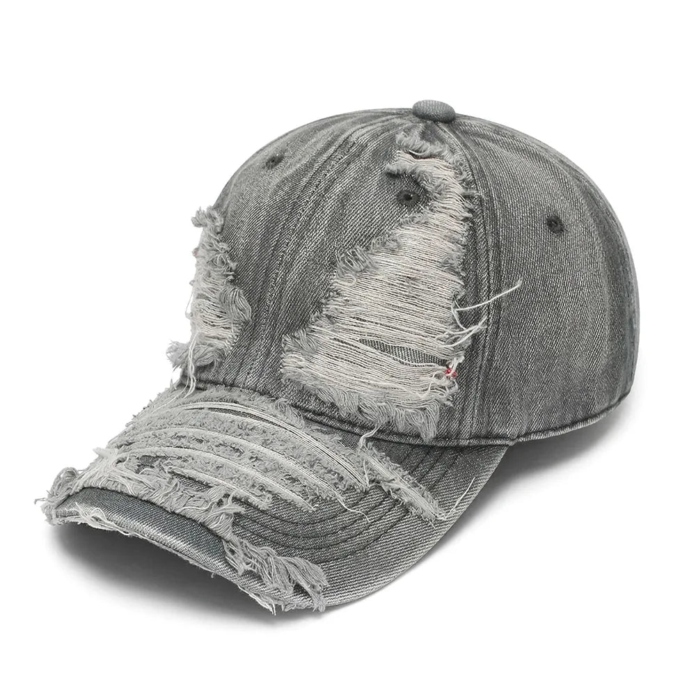 American-Style Retro Denim Baseball Cap