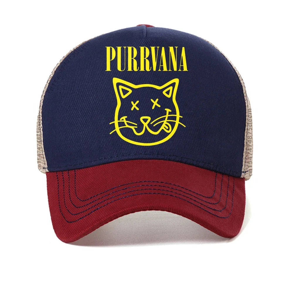 2026 Purrvana Cat Baseball Cap Summer For Men Women