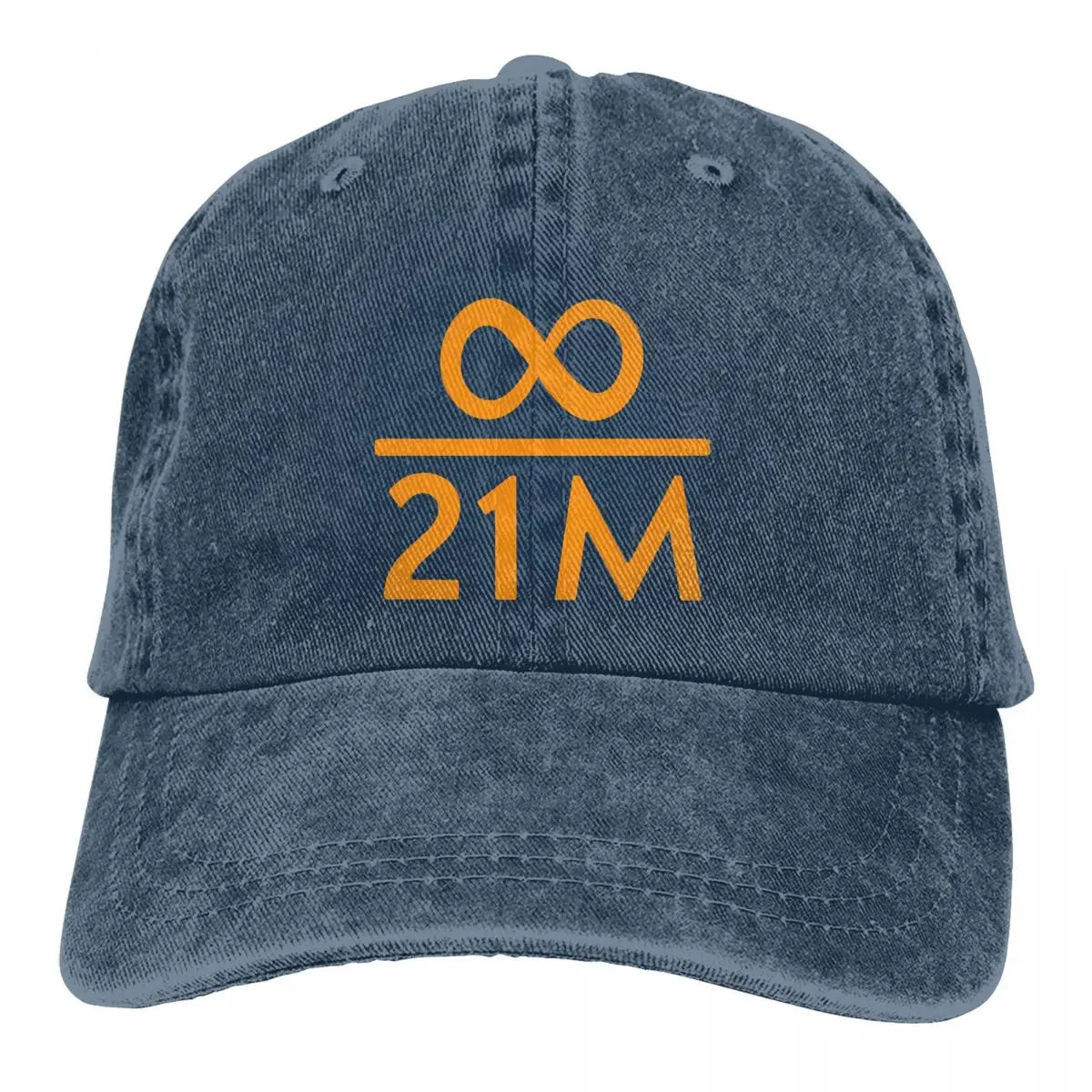 Infinity Divided By 21 Million Bitcoin Baseball Cap